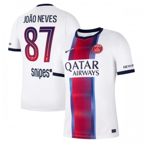 Paris Saint-Germain Joao Neves 87 Voetbalshirt Uit 2026-27 Paris Saint-Germain Joao Neves 87 Voetbalshirt Uit 2026-27