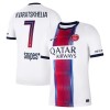 Paris Saint-Germain Kvaratskhelia 7 Voetbalshirt Uit 2026-27 Paris Saint-Germain Kvaratskhelia 7 Voetbalshirt Uit 2026-27