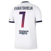 Paris Saint-Germain Kvaratskhelia 7 Voetbalshirt Uit 2026-27