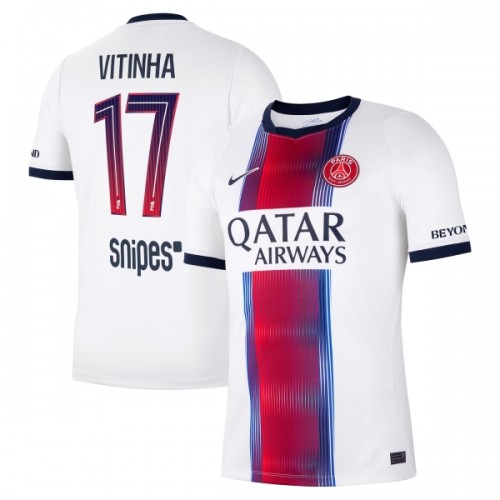 Paris Saint-Germain Vitinha 17 Voetbalshirt Uit 2026-27 Paris Saint-Germain Vitinha 17 Voetbalshirt Uit 2026-27