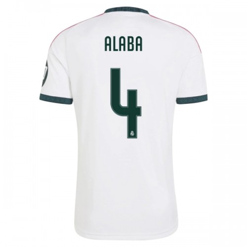 Real Madrid Alaba 4 Voetbalshirt Thuis 2026-27 Real Madrid Alaba 4 Voetbalshirt Thuis 2026-27