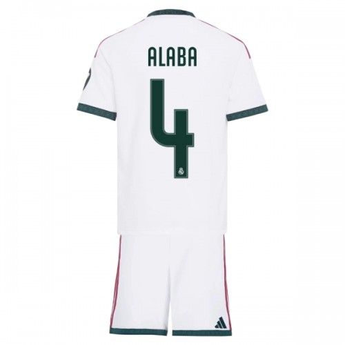 Real Madrid Alaba 4 Voetbaltenue Thuis 2026-27 - Kind Real Madrid Alaba 4 Voetbaltenue Thuis 2026-27 - Kind