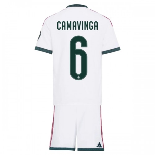 Real Madrid Camavinga 6 Voetbaltenue Thuis 2026-27 - Kind Real Madrid Camavinga 6 Voetbaltenue Thuis 2026-27 - Kind