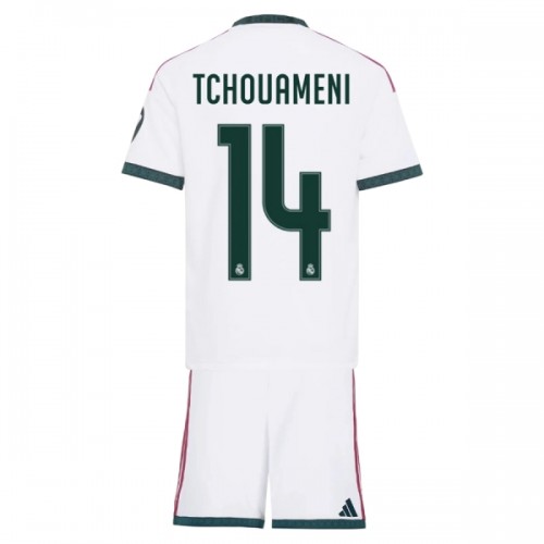 Real Madrid Tchouameni 14 Voetbaltenue Thuis 2026-27 - Kind Real Madrid Tchouameni 14 Voetbaltenue Thuis 2026-27 - Kind