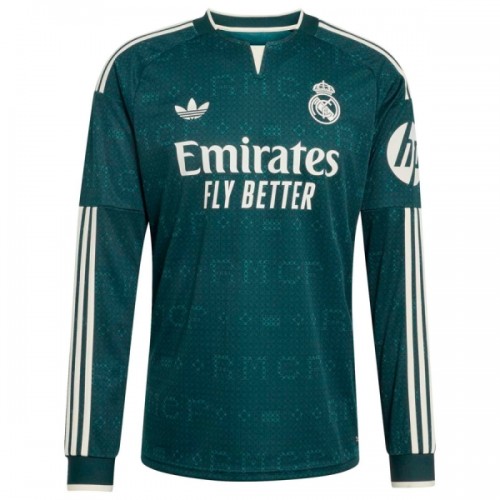 Real Madrid Voetbalshirt Uit 2026-27 Lange Mouw Real Madrid Voetbalshirt Uit 2026-27 Lange Mouw