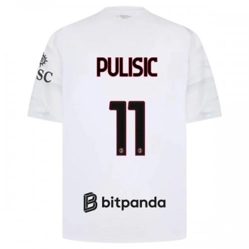 AC Milan Pulisic 11 Voetbalshirt Uit 2026-27 AC Milan Pulisic 11 Voetbalshirt Uit 2026-27