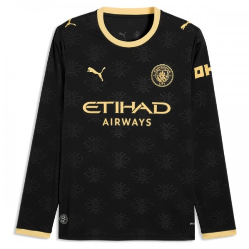 Manchester City Voetbalshirt Uit 2026-27 Lange Mouw Manchester City Voetbalshirt Uit 2026-27 Lange Mouw