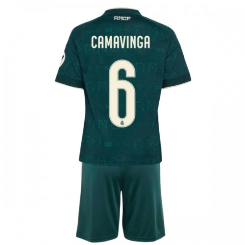 Real Madrid Camavinga 6 Voetbaltenue Uit 2026-27 - Kind Real Madrid Camavinga 6 Voetbaltenue Uit 2026-27 - Kind
