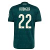 Real Madrid Rudiger 22 Voetbalshirt Uit 2026-27 Real Madrid Rudiger 22 Voetbalshirt Uit 2026-27