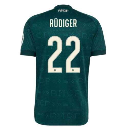 Real Madrid Rudiger 22 Voetbalshirt Uit 2026-27 Real Madrid Rudiger 22 Voetbalshirt Uit 2026-27