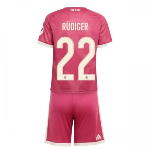 Real Madrid Rudiger 22 Voetbaltenue 3e 2026-27 - Kind Real Madrid Rudiger 22 Voetbaltenue 3e 2026-27 - Kind
