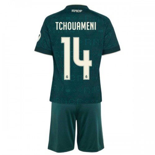 Real Madrid Tchouameni 14 Voetbaltenue Uit 2026-27 - Kind Real Madrid Tchouameni 14 Voetbaltenue Uit 2026-27 - Kind