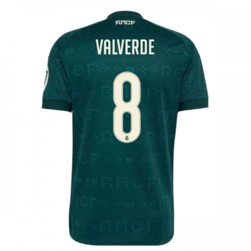 Real Madrid Valverde 8 Voetbalshirt Uit 2026-27 Real Madrid Valverde 8 Voetbalshirt Uit 2026-27