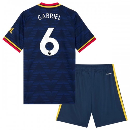 Arsenal Gabriel 6 Voetbaltenue Uit 2026-27 - Kind Arsenal Gabriel 6 Voetbaltenue Uit 2026-27 - Kind