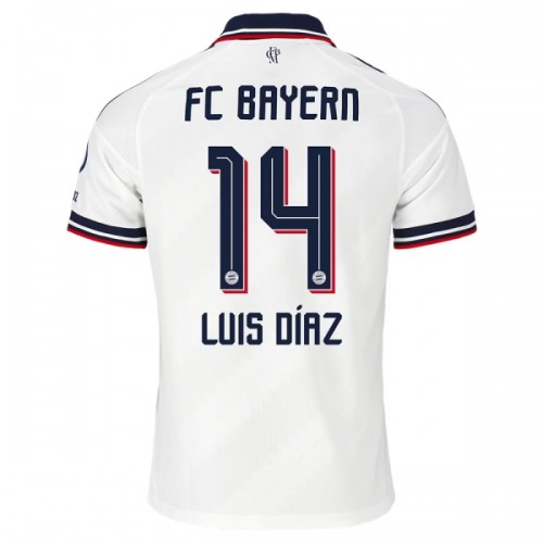 FC Bayern München Luis Diaz 14 Voetbalshirt Uit 2026-27 FC Bayern München Luis Diaz 14 Voetbalshirt Uit 2026-27
