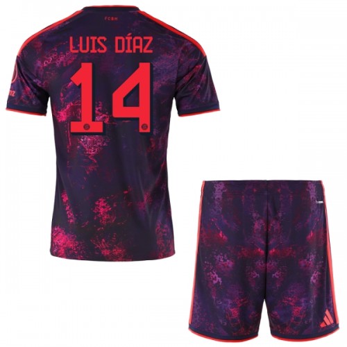 FC Bayern München Luis Diaz 14 Voetbaltenue 3e 2026-27 - Kind FC Bayern München Luis Diaz 14 Voetbaltenue 3e 2026-27 - Kind