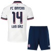 FC Bayern München Luis Diaz 14 Voetbaltenue Uit 2026-27 - Kind FC Bayern München Luis Diaz 14 Voetbaltenue Uit 2026-27 - Kind