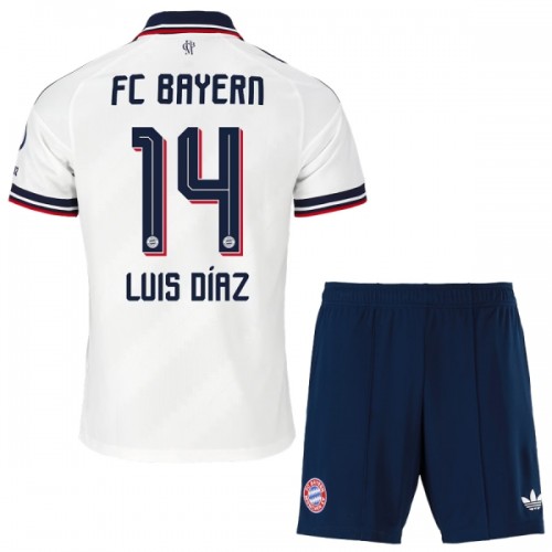 FC Bayern München Luis Diaz 14 Voetbaltenue Uit 2026-27 - Kind FC Bayern München Luis Diaz 14 Voetbaltenue Uit 2026-27 - Kind