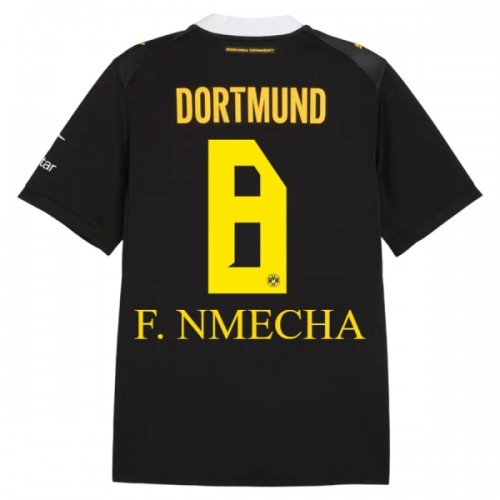 Borussia Dortmund F. Nmecha 8 Voetbalshirt Uit 2026-27 Borussia Dortmund F. Nmecha 8 Voetbalshirt Uit 2026-27