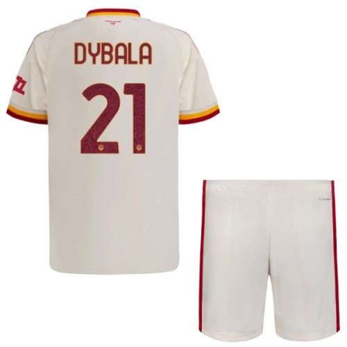AS Roma Dybala 21 Voetbaltenue Uit 2026-27 - Kind AS Roma Dybala 21 Voetbaltenue Uit 2026-27 - Kind