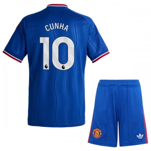 Manchester United Cunha 10 Voetbaltenue Uit 2026-27 - Kind Manchester United Cunha 10 Voetbaltenue Uit 2026-27 - Kind
