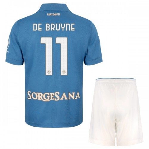 SSC Napoli De Bruyne 11 Voetbaltenue Thuis 2026-27 - Kind SSC Napoli De Bruyne 11 Voetbaltenue Thuis 2026-27 - Kind