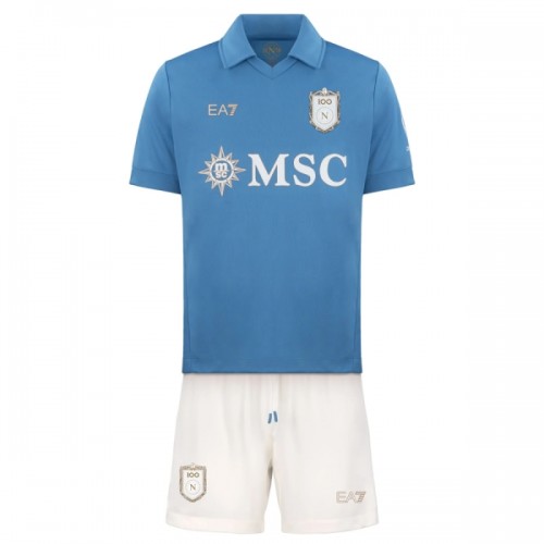 SSC Napoli Voetbaltenue Thuis 2026-27 - Kind SSC Napoli Voetbaltenue Thuis 2026-27 - Kind