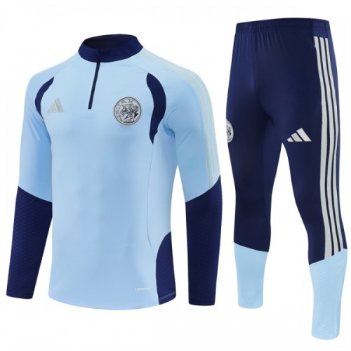 Ajax Trainings Sweatshirt Kwart-Zip 2026-27 Blauwe Ajax Trainings Sweatshirt Kwart-Zip 2026-27 Blauwe