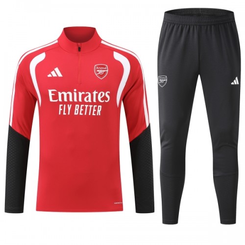 Arsenal Trainings Sweatshirt Kwart-Zip 2026-27 Rode Arsenal Trainings Sweatshirt Kwart-Zip 2026-27 Rode