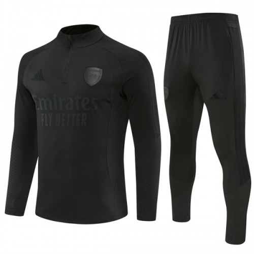 Arsenal Trainings Sweatshirt Kwart-Zip 2026-27 Zwarte Arsenal Trainings Sweatshirt Kwart-Zip 2026-27 Zwarte