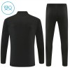 Arsenal Trainings Sweatshirt Kwart-Zip 2026-27 Zwarte - Kind