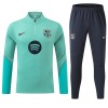 Barcelona Trainings Sweatshirt Kwart-Zip 2026-27 Groene