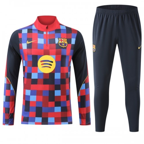 Barcelona Trainings Sweatshirt Kwart-Zip 2026-27 Rode Barcelona Trainings Sweatshirt Kwart-Zip 2026-27 Rode