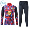 Barcelona Trainings Sweatshirt Kwart-Zip 2026-27 Rode - Kind