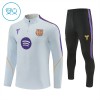 Barcelona Trainings Sweatshirt Kwart-Zip 2026-27 Witte - Kind Barcelona Trainings Sweatshirt Kwart-Zip 2026-27 Witte - Kind
