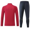 FC Barcelona Trainings Sweatshirt Kwart-Zip 2026-27 Rode