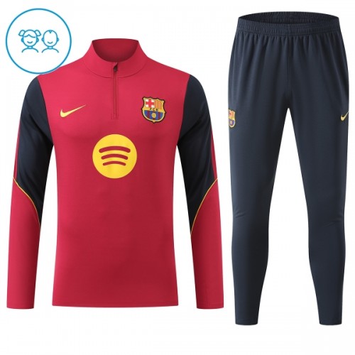 FC Barcelona Trainings Sweatshirt Kwart-Zip 2026-27 Rode - Kind FC Barcelona Trainings Sweatshirt Kwart-Zip 2026-27 Rode - Kind