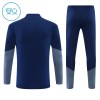 FC Bayern München Trainings Sweatshirt Kwart-Zip 2026-27 Blauwe - Kind