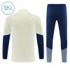 FC Bayern München Trainings Sweatshirt Kwart-Zip 2026-27 Witte - Kind