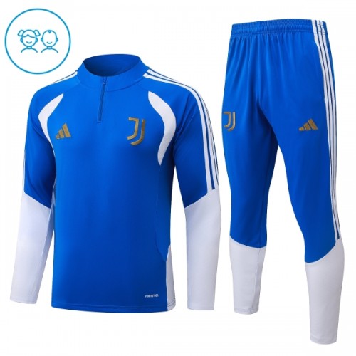 Juventus Trainings Sweatshirt Kwart-Zip 2026-27 Blauwe - Kind Juventus Trainings Sweatshirt Kwart-Zip 2026-27 Blauwe - Kind