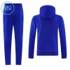 Manchester United Hoodie Trainings Sweatshirt 2026-27 Blauwe - Kind