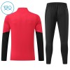 Manchester United Trainings Sweatshirt Kwart-Zip 2026-27 Rode - Kind