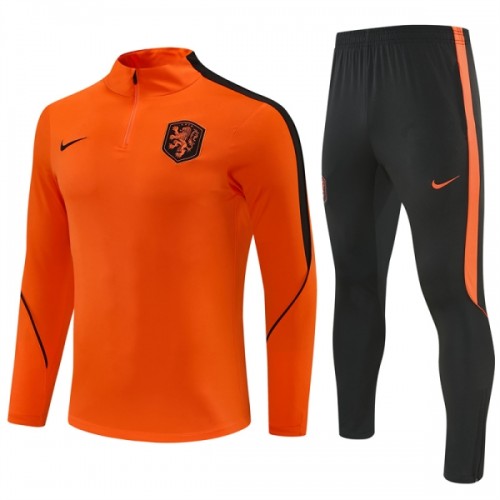 Nederland Orange Version Trainings Sweatshirt Kwart-Zip 2026-27 Nederland Orange Version Trainings Sweatshirt Kwart-Zip 2026-27
