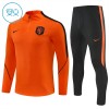 Nederland Orange Version Trainings Sweatshirt Kwart-Zip 2026-27 - Kind