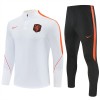 Nederland Trainings Sweatshirt Kwart-Zip 2026-27 Witte Nederland Trainings Sweatshirt Kwart-Zip 2026-27 Witte