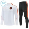 Nederland Trainings Sweatshirt Kwart-Zip 2026-27 Witte - Kind Nederland Trainings Sweatshirt Kwart-Zip 2026-27 Witte - Kind