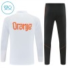 Nederland Trainings Sweatshirt Kwart-Zip 2026-27 Witte - Kind