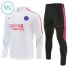 Paris Saint-Germain Trainings Sweatshirt Kwart-Zip 2026-27 Witte - Kind