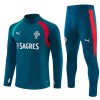 Portugal Trainings Sweatshirt Kwart-Zip 2026-27 Blauwe Portugal Trainings Sweatshirt Kwart-Zip 2026-27 Blauwe