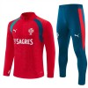 Portugal Trainings Sweatshirt Kwart-Zip 2026-27 Rode Portugal Trainings Sweatshirt Kwart-Zip 2026-27 Rode